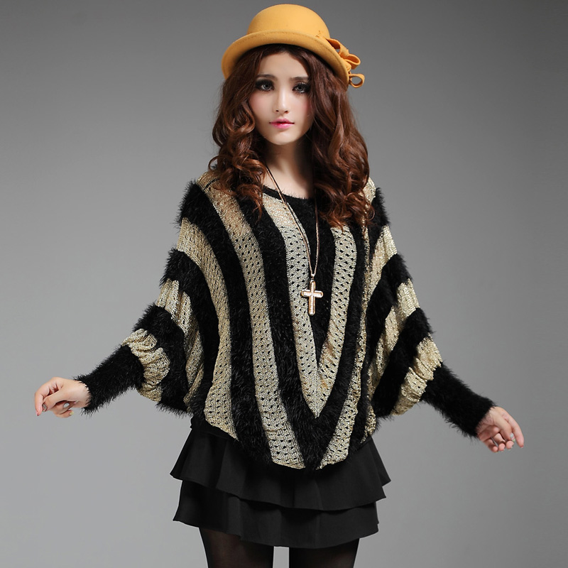 2013 spring cutout women's knitted sweater shirt irregular loose shirt outerwear