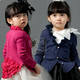 2013 spring dream chiffon girls clothing baby child cardigan top outerwear wt-0546