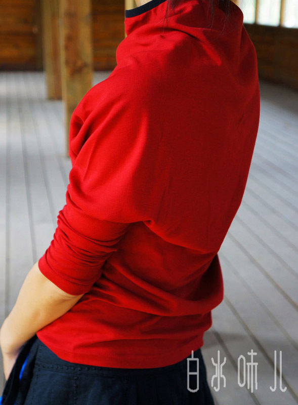 2013 spring exquisite asymmetrical basic shirt female
