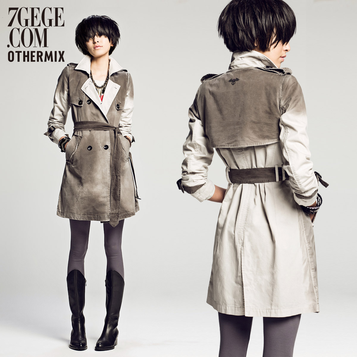 2013 spring fashion slim women's trench outerwear long-sleeve 22p1602