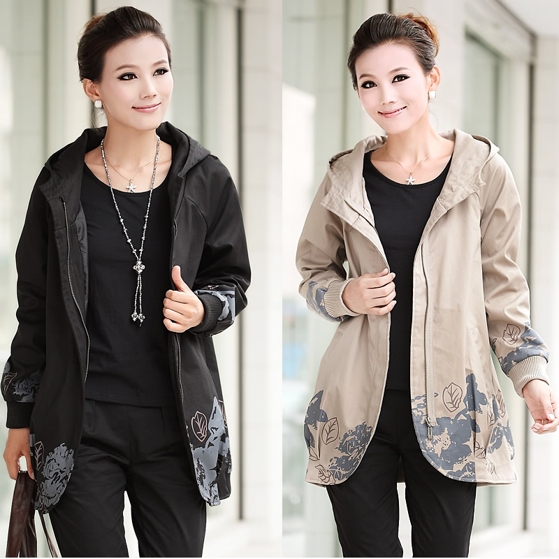 2013 spring fashion trench female md8a303 Free Shipping