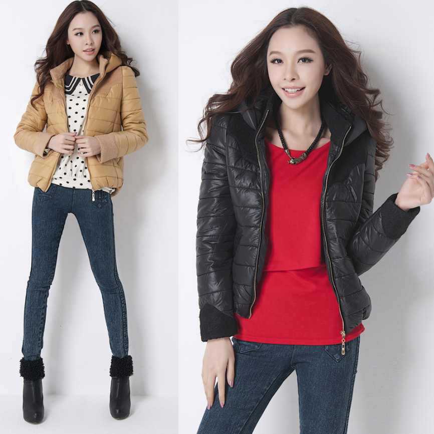 2013 Spring Fashion Women's Hoodie Coats Color Thermal Short Jacket for Women Hooded Outerwear Free Shipping black yellow