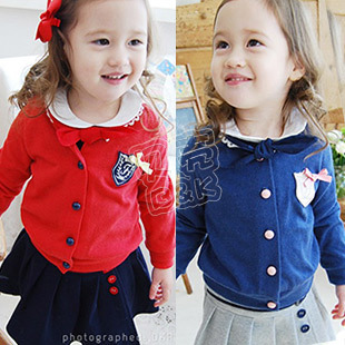 2013 spring girls clothing baby cardigan wt-0611