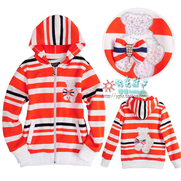 2013 spring girls clothing thin outerwear spring child cardigan child outerwear 8152