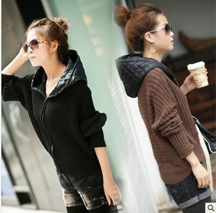 2013 spring loose sweater outerwear female thickening pullover loose long-sleeve basic sweater female