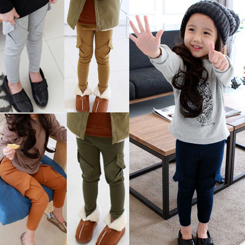 2013 spring male child girls clothing double pocket baby trousers children's pants child casual trousers kd1