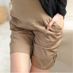 2013 spring maternity knee-length pants belly pants maternity pants maternity clothing summer casual plus size shorts