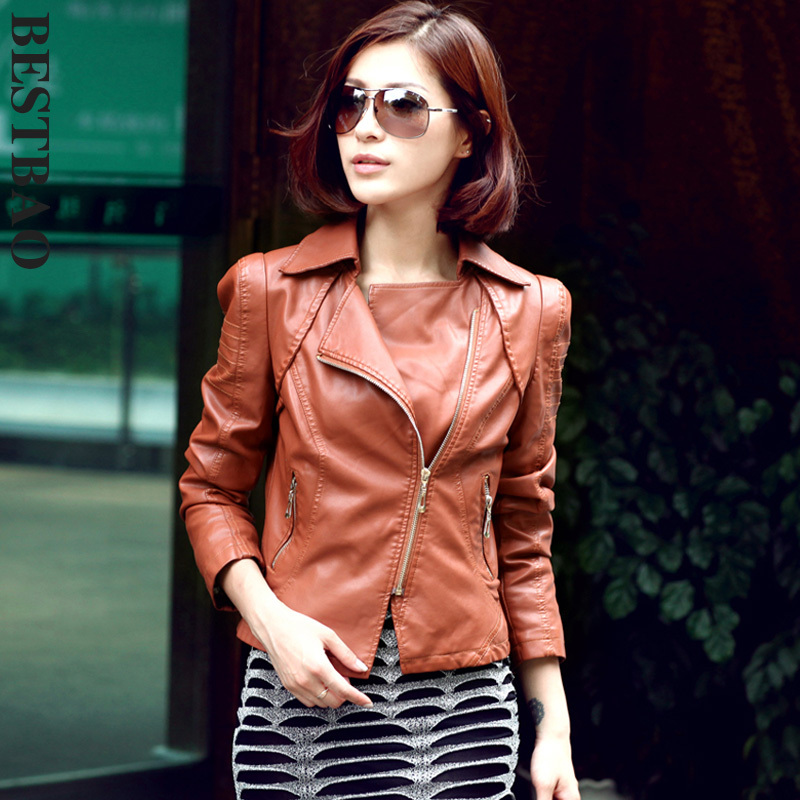 2013 spring new arrival bestbao 0977 outerwear spring and autumn female motorcycle clothing female