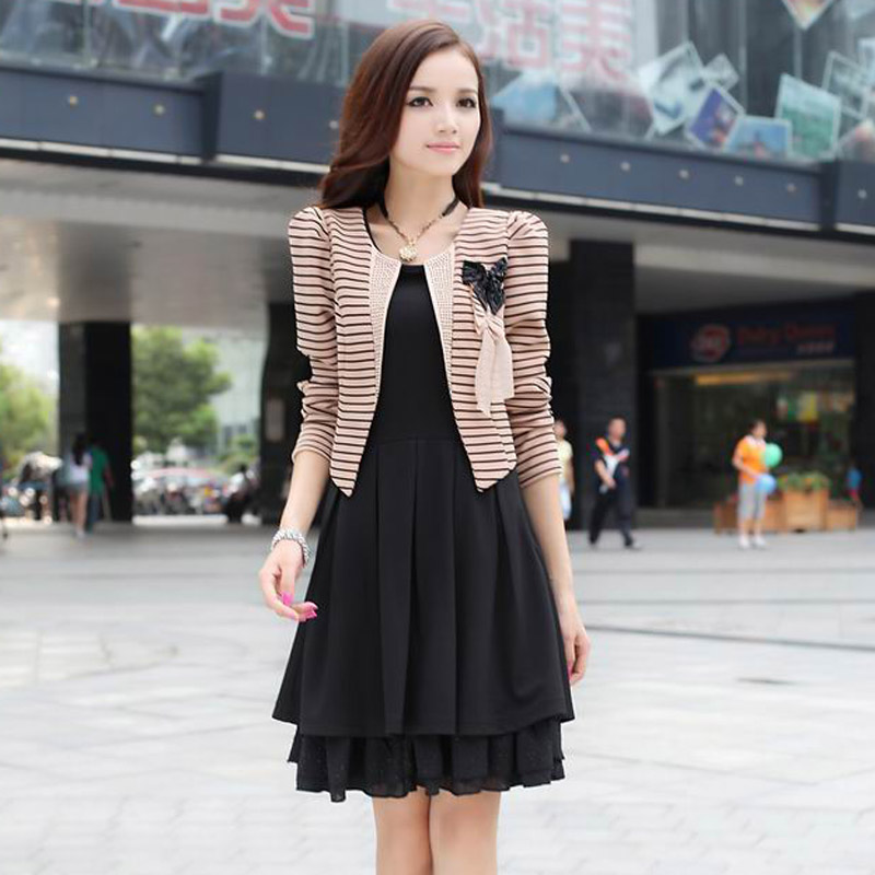 2013 spring new arrival gentlewomen long-sleeve rabbit fur wryjly1287 one-piece dress