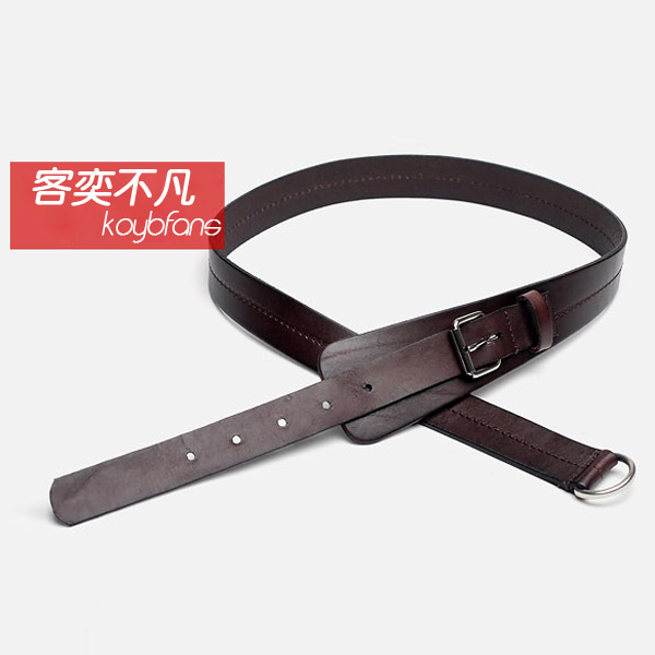 2013 spring new arrival women's strap belt PU single-circle artificial leather