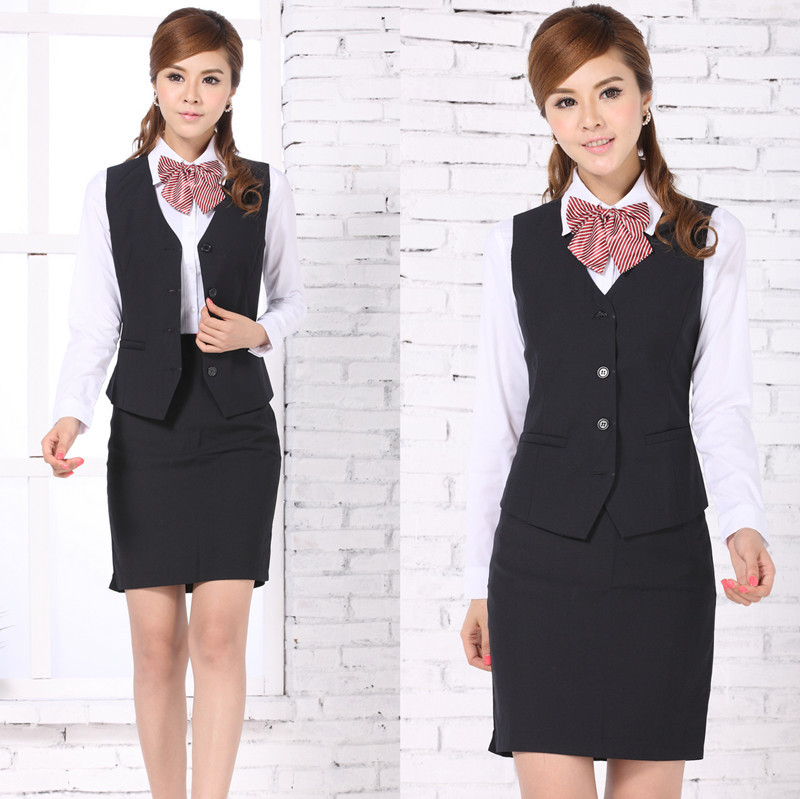 2013 spring ol work wear women's fashion vest professional set women's work wear