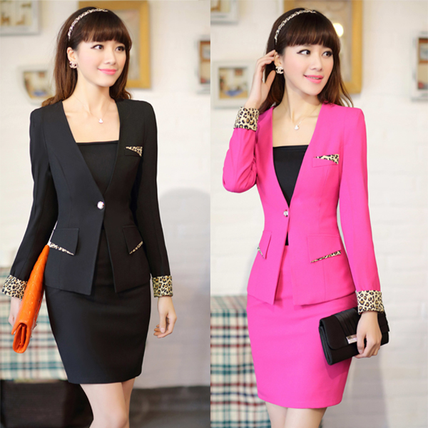 2013 spring outerwear piece set skirt one-piece dress female slim women's career dress set