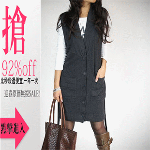 2013 spring plus size sweater outerwear sweater female sweater tank dress knitted cashmere sweater