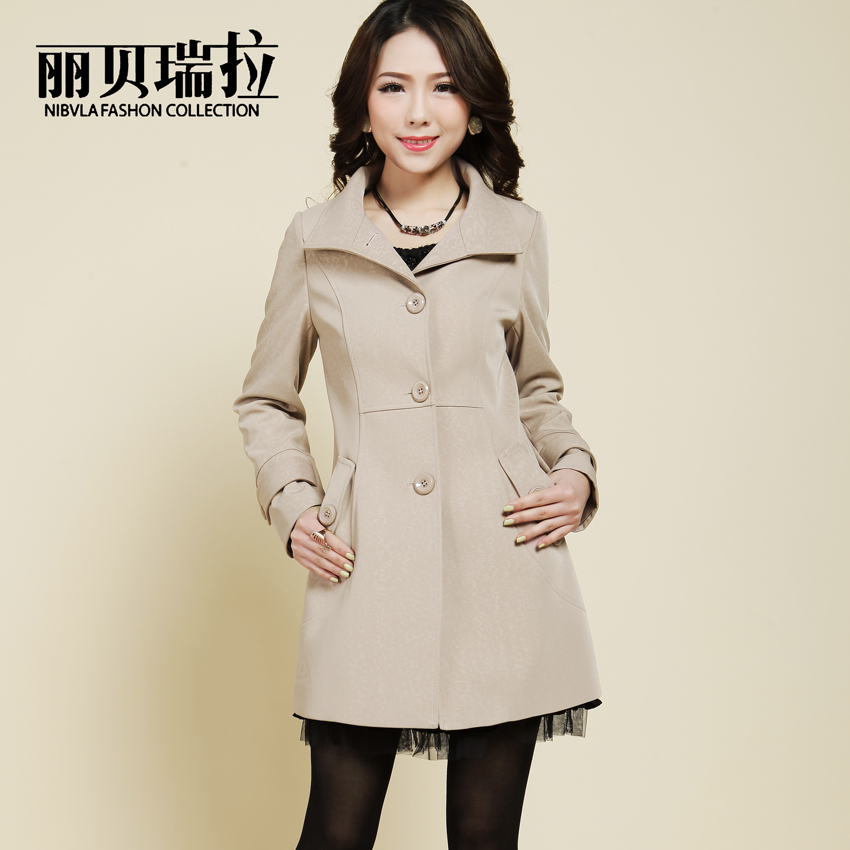 2013 spring slim trench brief women's spring overcoat outerwear 1672