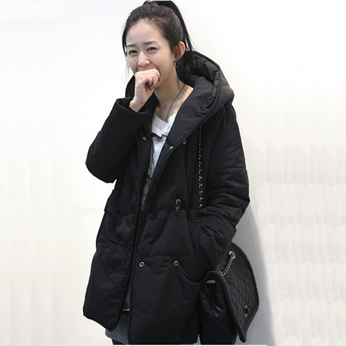 2013 spring thin wadded jacket female medium-long outerwear plus size slim thin cotton overcoat women's