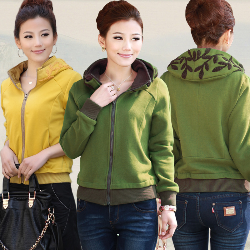 2013 spring thin wadded jacket spring  women's personalized embroidery decoration casual outerwear short jacket