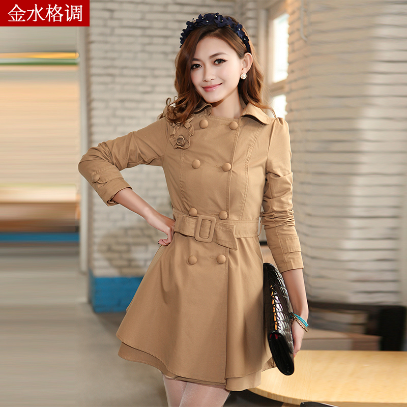 2013 spring trench slim ol elegant outerwear new arrival women's fashion trench