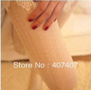 2013 spring white lace thickening pantyhose ultra-thin stockings female legging