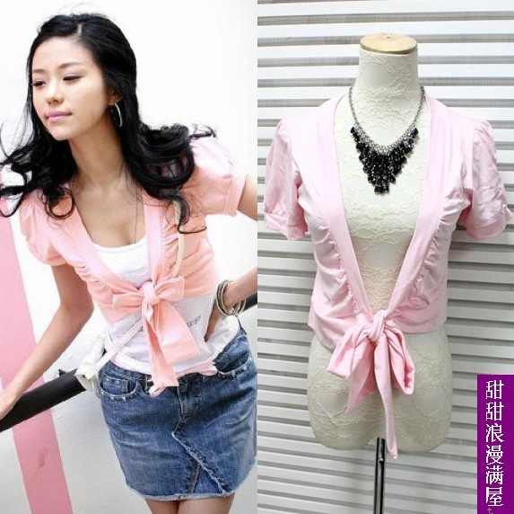 2013 spring women's 96605 thin all-match short-sleeve coat lacing small cape