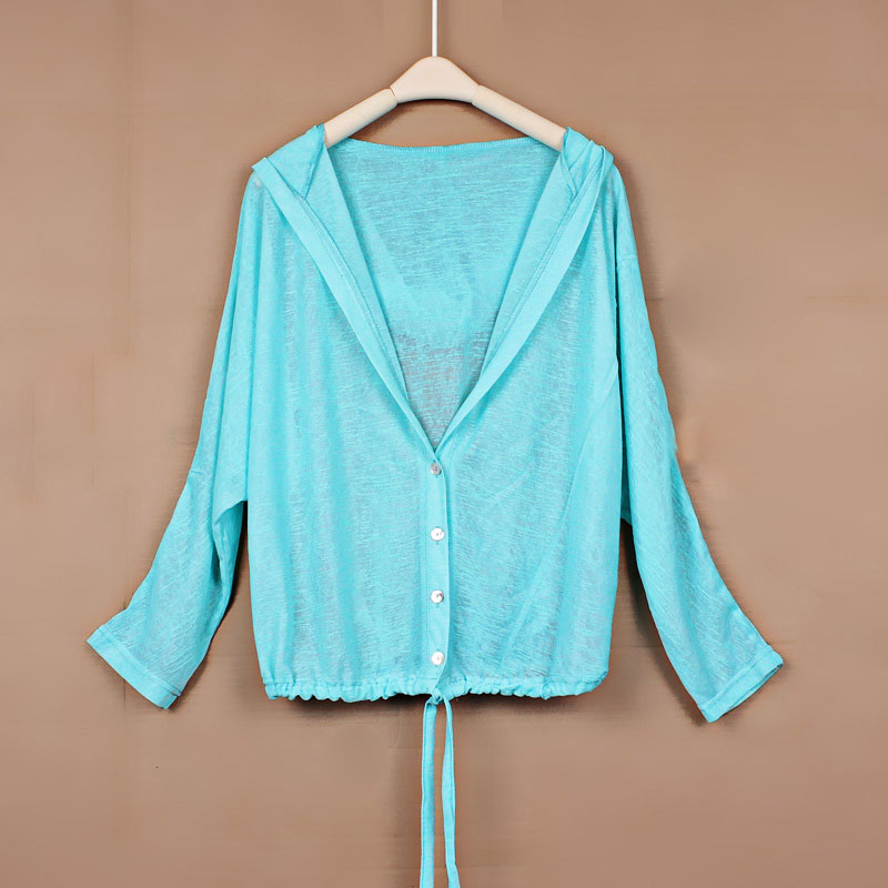 2013 spring women's loose plus size casual outerwear sun protection clothing cardigan top female