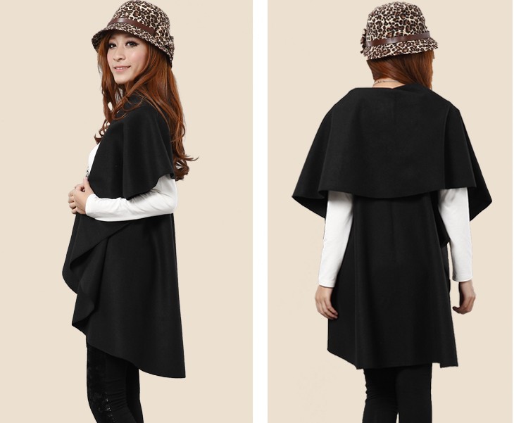 2013 spring women's plus size clothing medium-long vest casual fashion trench #J125