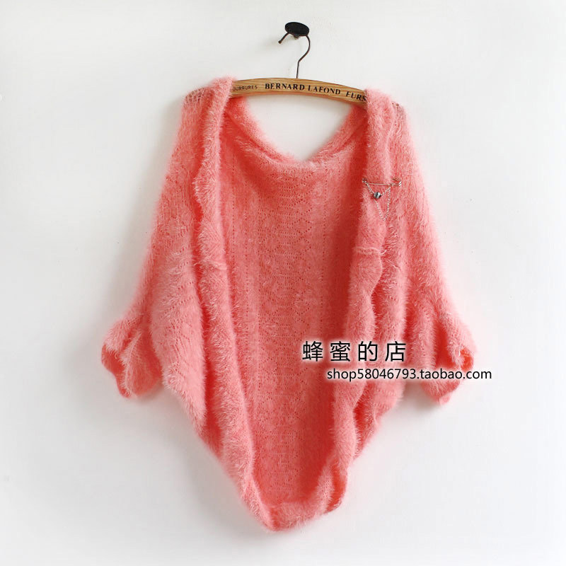 2013 spring women's plush small cape cardigan sweater xb4-z20