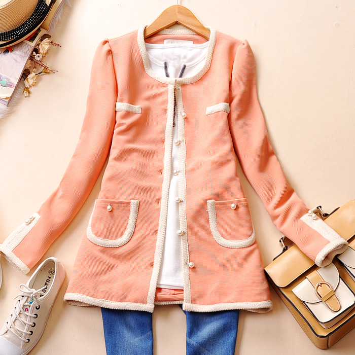 2013 spring women's square collar long-sleeve small cape short jacket 209w273