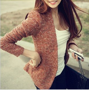 2013 spring woolen slim blazer outerwear short design woolen outerwear female