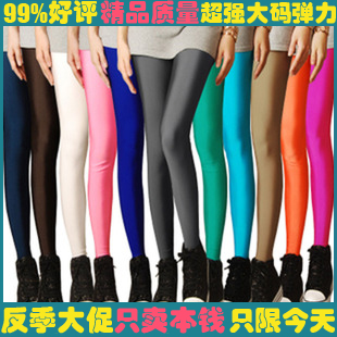 2013 stocking tights plus size legging candy neon color women's tights high stretched yoga clothing women's pants best selling
