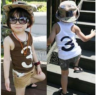 2013 summer 3 boys clothing girls clothing baby vest tx-0270 free shipping