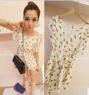 2013 summer bird piece chiffon lace pants jumpsuit