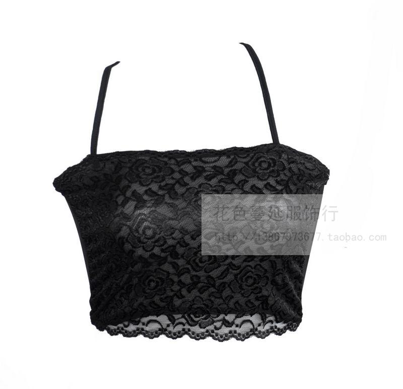 2013 summer female vintage lace crochet embroidered cutout small vest gauze racerback top tube small vest