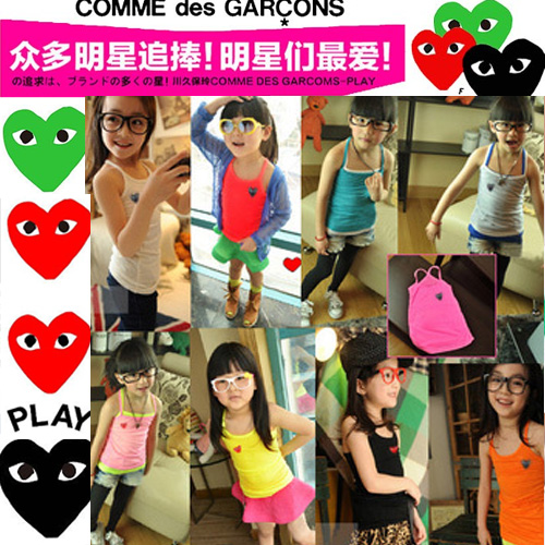 2013 summer girls clothing baby multicolour baby vest t-shirt spaghetti strap top child play corsage