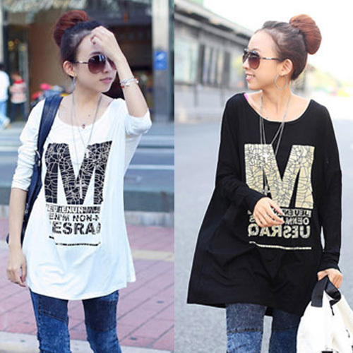 2013 Summer maternity clothing letter batwing shirt maternity t-shirt loose top long-sleeve T-shirt