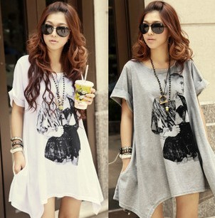2013 summer maternity clothing new arrival clothes plus size basic shirt loose long design T-shirt short-sleeve top