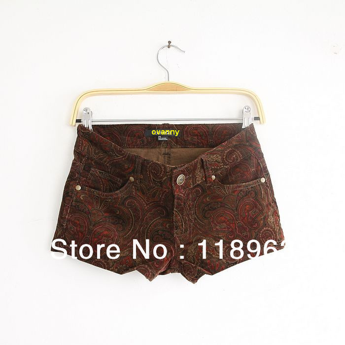 2013 summer new fashion cotton sexy hot Shorts plaid casual denim short pants free shipping