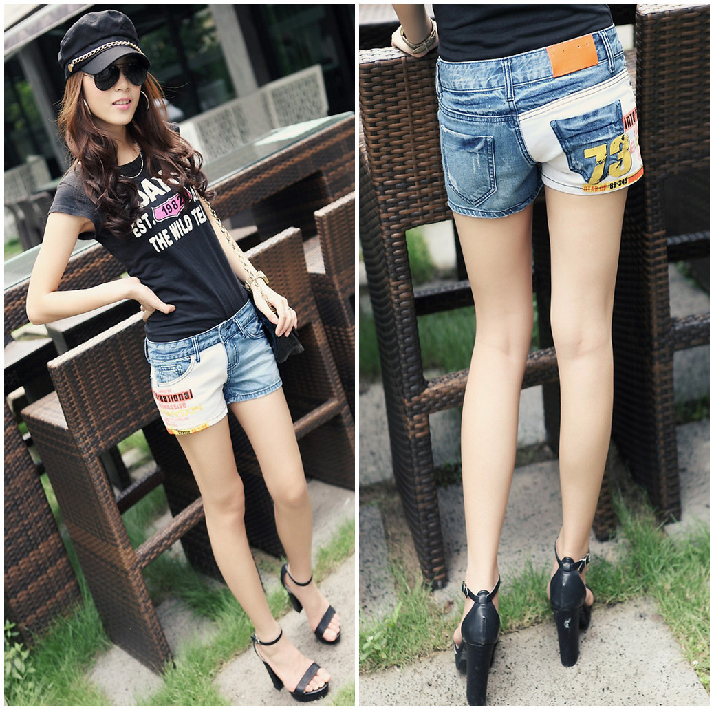 2013 summer short jeans loose plus size denim shorts denim shorts female