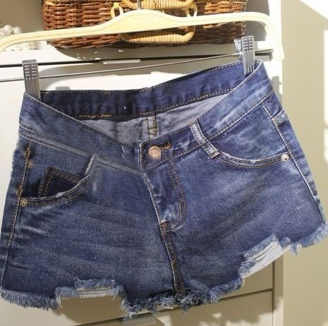 2013 summer women's c7709 fashion water wash denim shorts