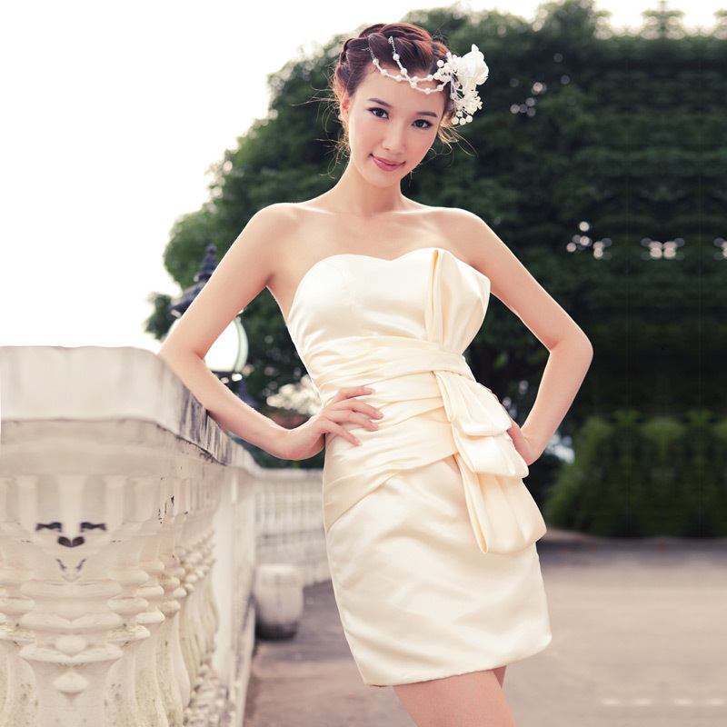 2013 the bride wedding dress strapless dress bridesmaid dresses with party dress