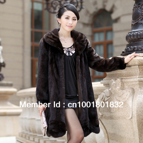 2013 the new fur coat on sale mink hair mink coat for women long mink