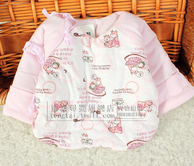 2013 TONGTAI 12 newborn baby wadded jacket baby wet suit newborn autumn and winter thickening belt armfuls Luxurious Brand