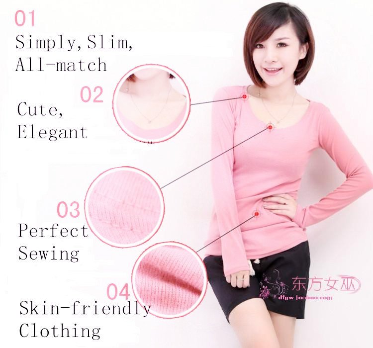2013 Top-Graded Skin-Friendly Primer Shirts,Pure Cotton Sweaters Free Shipping 2090703