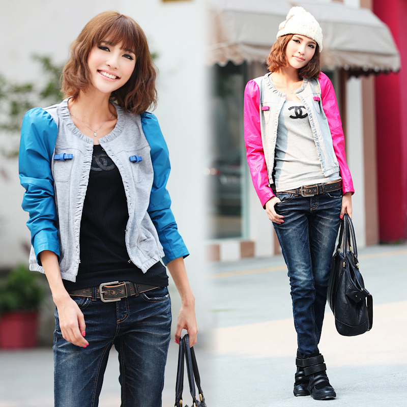 2013 top new arrive Spring and autumn new arrival women cardigan long-sleeve short jacket 1505