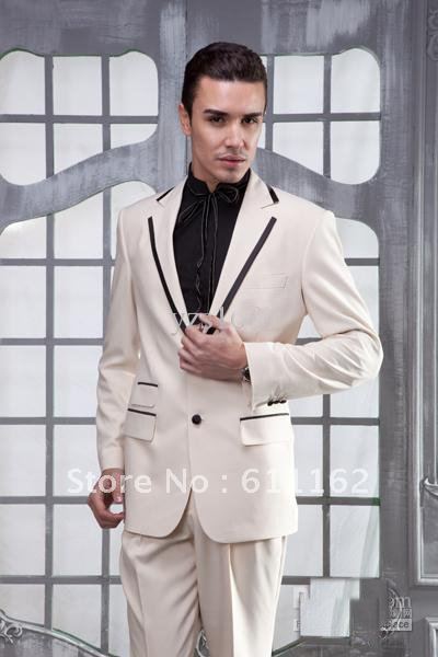 2013 Top quality Cheap Men's Wear  Bridegroom Dress Tuxedos Suit Set(Jacket,Pant)man dress suits