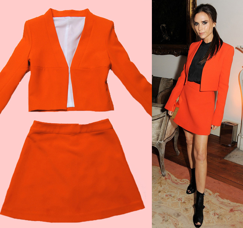 2013 victoria beckham small fresh skirt set