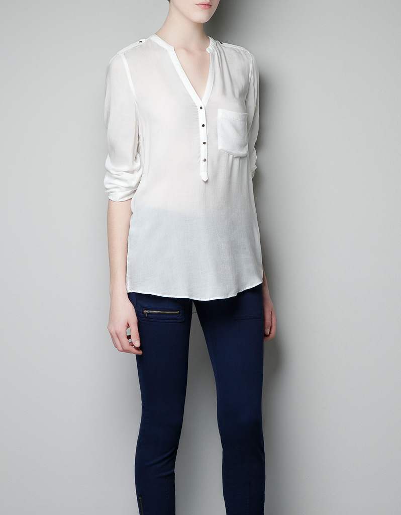 2013 VIP, international brand same style V-neck elegant fashion long sleeve ladies blouse shirt