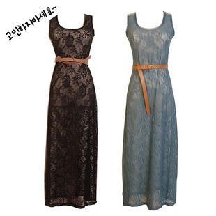 2013 Watch! Fashion normic perspective lace full vest full one-piece active dress for women