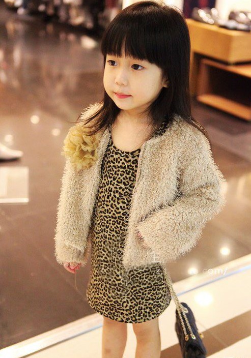 2013 whole sale free ship children fashion jackets long sleeve with Leopard grain vest underwear sets for girls((GQT-091-2))
