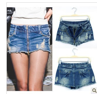 2013 Wholesale 10pcs Sexy Lady Culottes Jeans short women jeans shorts ladies denim short pants 9499 free shipping