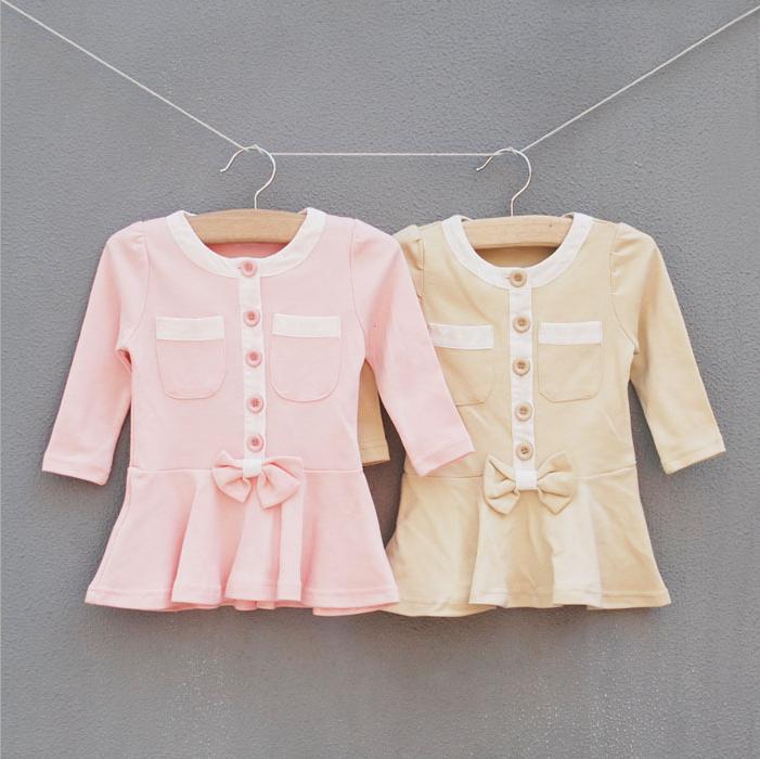 2013 Wholesale Spring and Autumn Girls Long Sleeved Bottoming Shirt 2 Colors 5 pcs/LOT